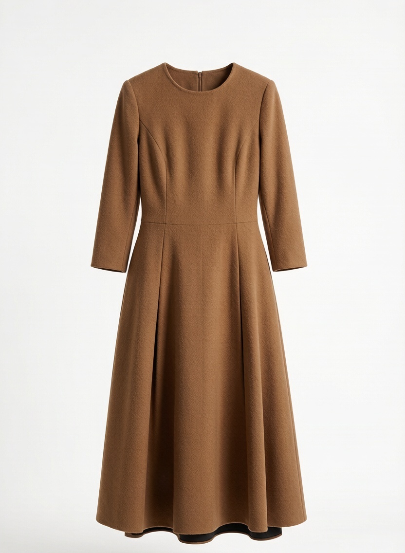 Wool Midi Dress